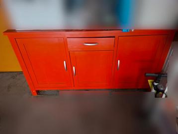 Oranje Opbergkast / Dressoir - Eindhoven