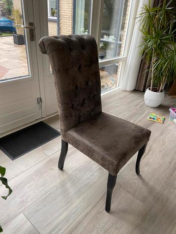 6 hoge eetkamerstoelen