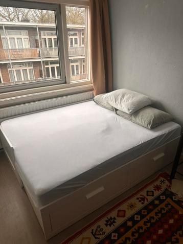 IKEA Brimnes 80x200/160x200 Pull Out Bed Frame + Mattress