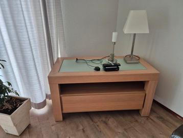 Licht Eiken TV Meubel - 114cm Lang, 60cm Hoog