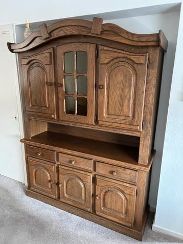 Massief Eiken Buffetkast - Breed 1.54m, Hoog 2.06m