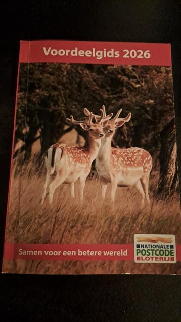 Voordeelgids 2026 Postcodeloterij - Nieuw!