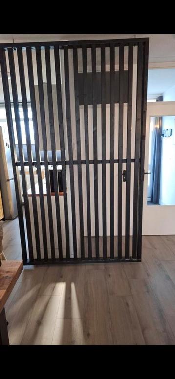Houten kamerscherm/tussenwand/afscheiding/balken/ planken