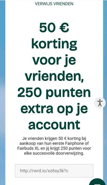 Fairphone of Fairbuds 50 EUR korting (gratis)