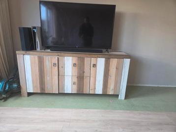 Massief houten TV meubel - Gratis ophalen!