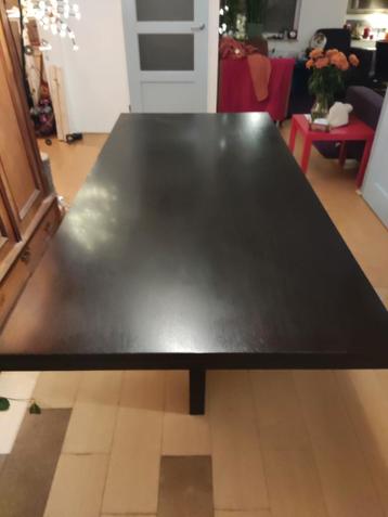 Zwarte eettafel, 200-90