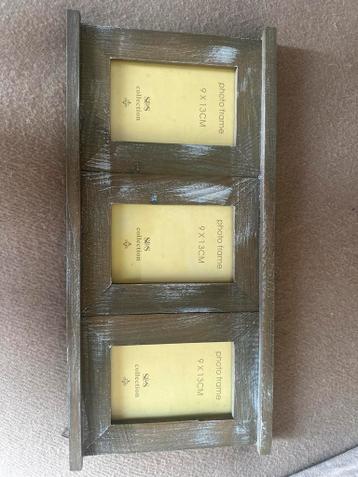 Fotolijst voor 3 foto's - mist haakje