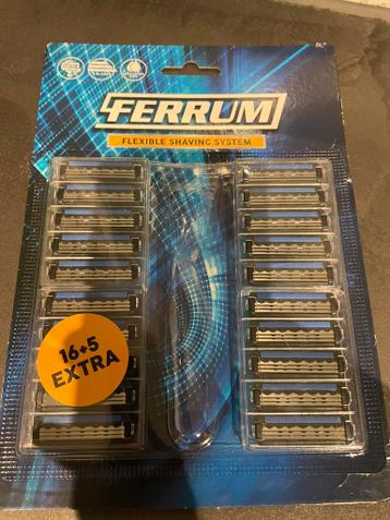 Ferrum / action scheermesjes nieuw pak