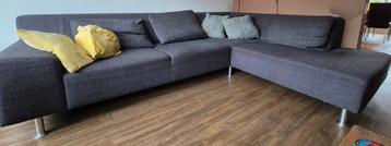 Grote stoffen hoekbank - 285x215 cm - Gratis ophalen