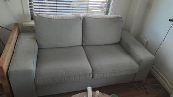 Bankje stof grijs 190 breed