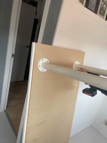 Bureau met losse IKEA poten en blad