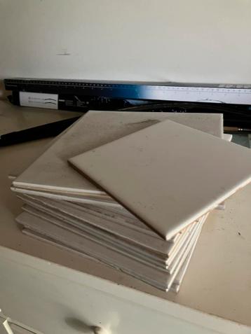 Gratis 15 witte wandtegels 20x20