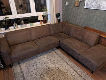 Bruine umix hoekbank