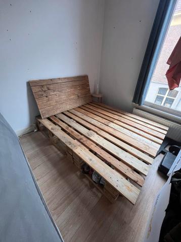 Pallet bedframe - tweepersoons
