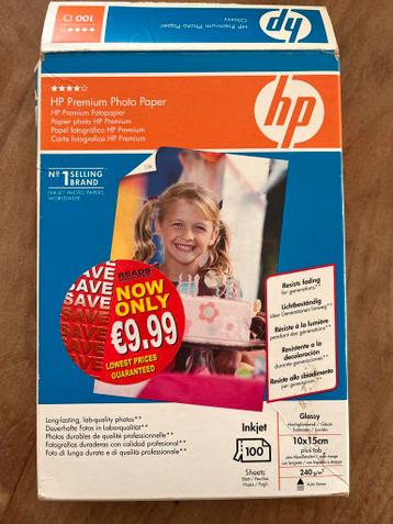HP Premium Fotopapier 10x15 cm - 100 vel