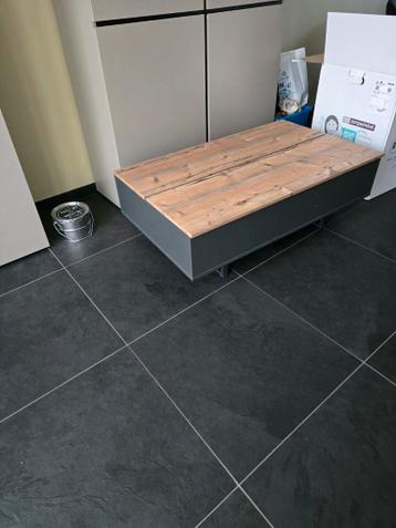 Salontafel met verhoging & opbergruimte