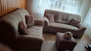 Stoffen bankstel 2- en 3-zits - Gratis af te halen!