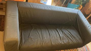 Zwarte IKEA Klippan bank