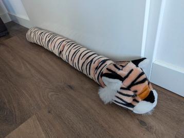 Pluche tochtstopper tijger - Gratis ophalen