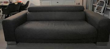 Gratis af te halen 2/3 persoon stoffen zitbank