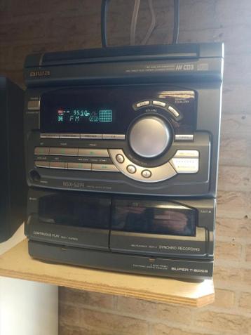 Stereoset .inclusief afstandbediening cd en cassette defect