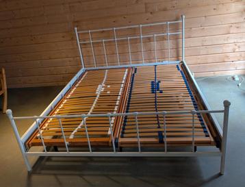Gratis 2x elektrische lattenbodem met evt witte bedombouw