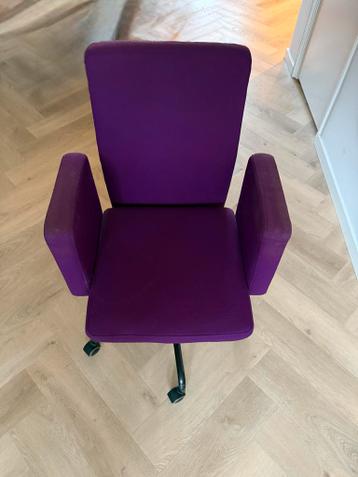 Bureaustoel Paars - gratis af te halen