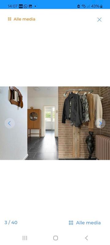 Gratis: Spinder design kapstok steigerhout en buis