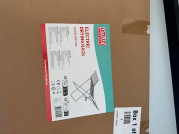 Nieuwe elektrische droogrek - nooit gebruikt!