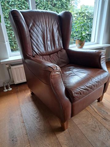 Natuzzi lederen fauteuil