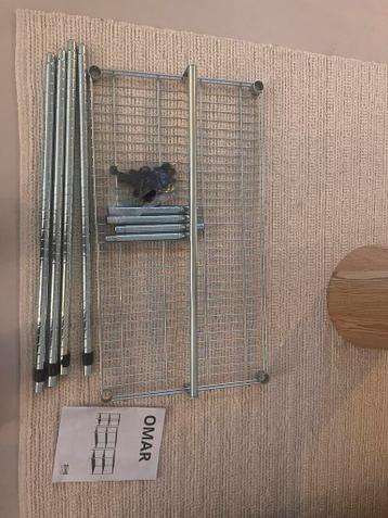 Omar kast onderdelen - plank met roede