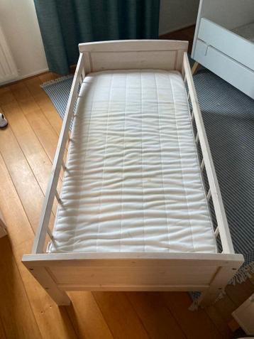 Peuterbed wit 1,40x0,70m