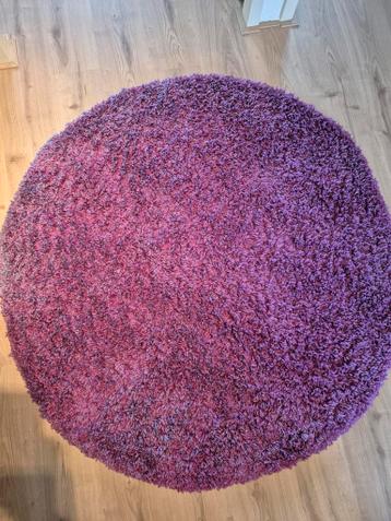 Paars rond vloerkleed - gratis af te halen