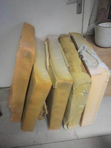 5 Stukken Schuimrubber - Gebruikt