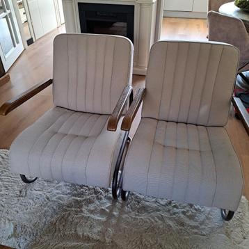 2 vintage fauteuils.