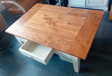 Gratis salontafel met lade 120x80x51