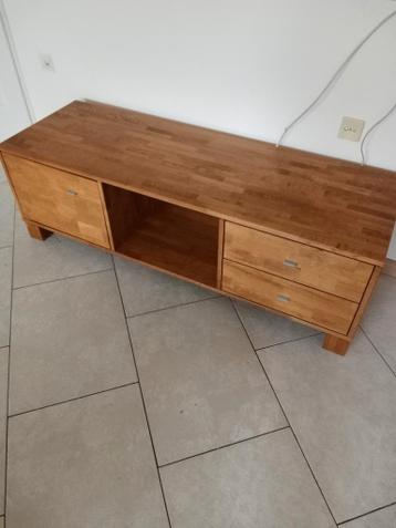 Net tv meubel in kleur licht eiken