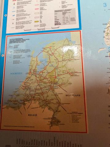 Gratis - Grote Landkaart van Nederland