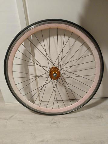 Gratis voorwiel voor fietsklusser