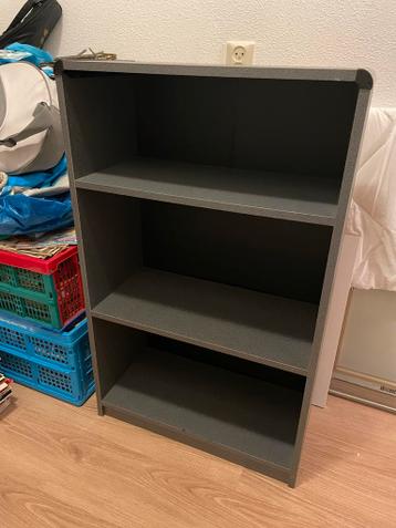 Donkergrijze Boekenkast - Gratis Af te Halen!