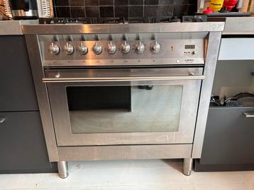 Vrijstaand gasfornuis met elektrische oven - 90 cm breed