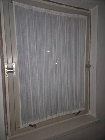 4 stuks glasgordijnen voor rails