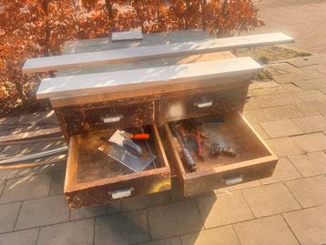 Ladeblokken voor schuur/garage met wieltjes