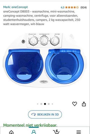 Compacte wasmachine - Ideaal voor kleine ruimtes!