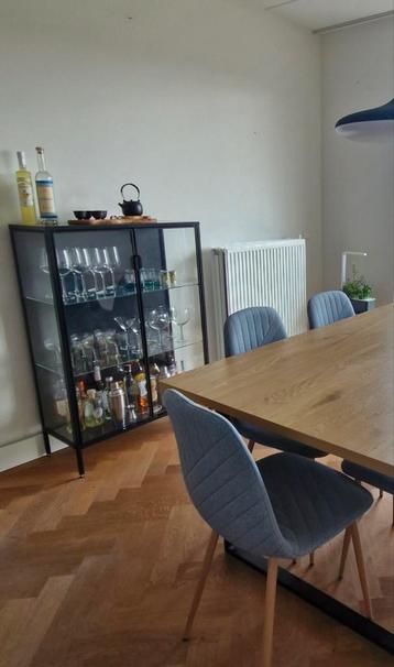 IKEA RUDSTA Vitrinekast - Anthraciet - Zo Goed Als Nieuw