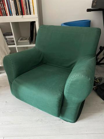 Groene faiteuil