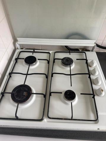 Witte Gasfornuis met Glas