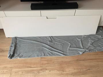 Glasplaat voor Besta tv meubel, 1.80 mtr