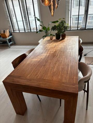 Eettafel teakhout (gratis)