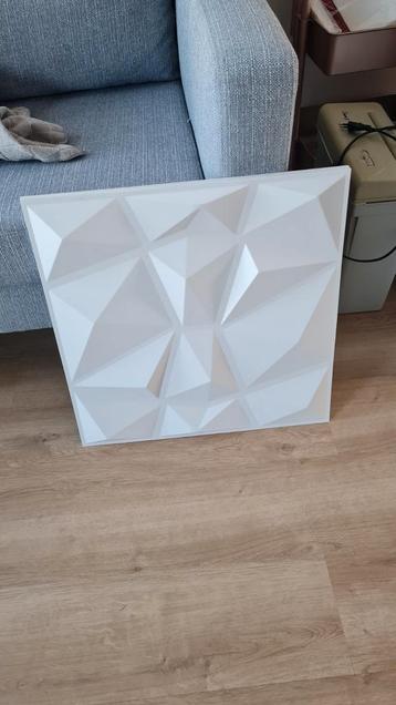 GRATIS! 12x 3D muur panelen, 50x50cm, moet nu weg